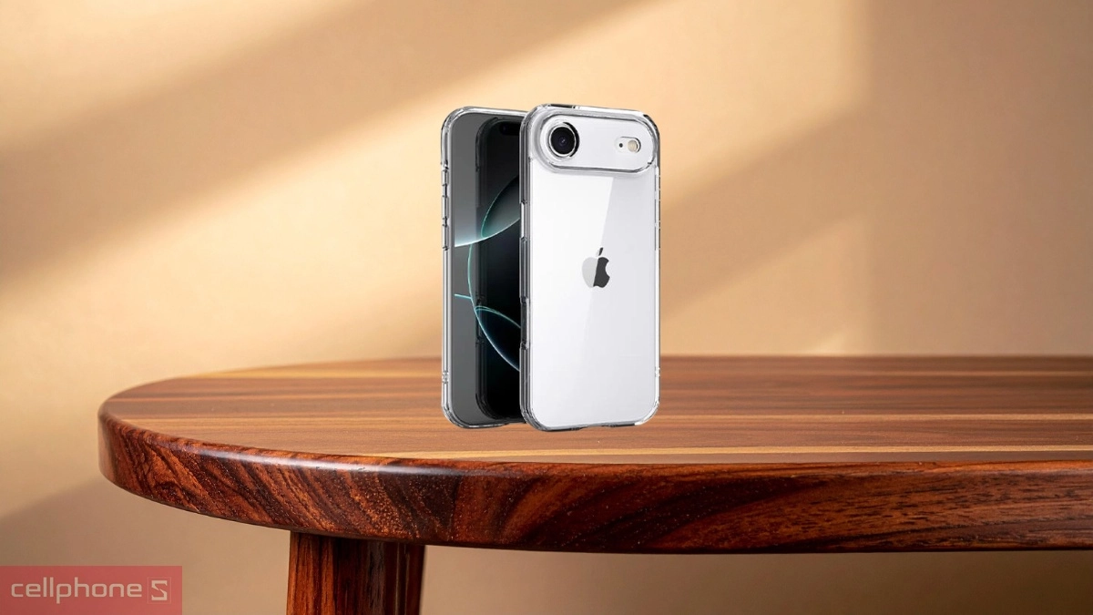 Thiết kế ốp lưng iPhone Air Likgus Clear