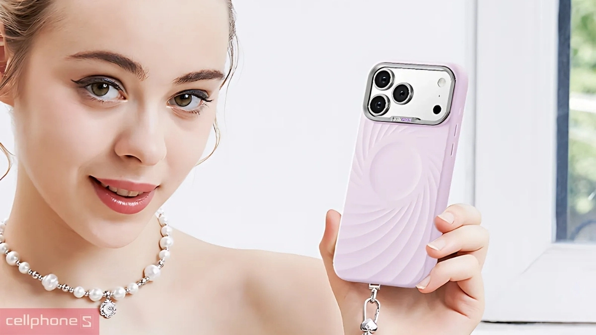 Ốp lưng iPhone 17 Pro Max Memumi Diamond With MagSafe – Bảo vệ bền bỉ, thiết kế tinh xảo