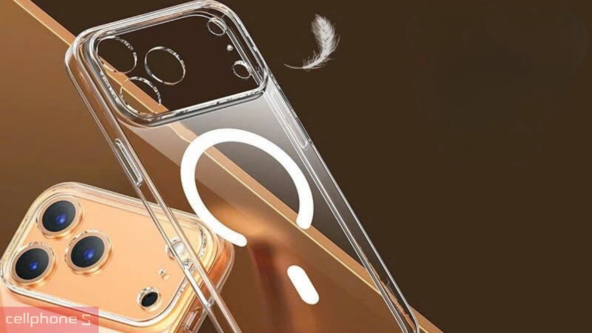 Khả năng chống sốc, chống trầy xước của ốp lưng iPhone 17 Pro Memumi BVC Clear