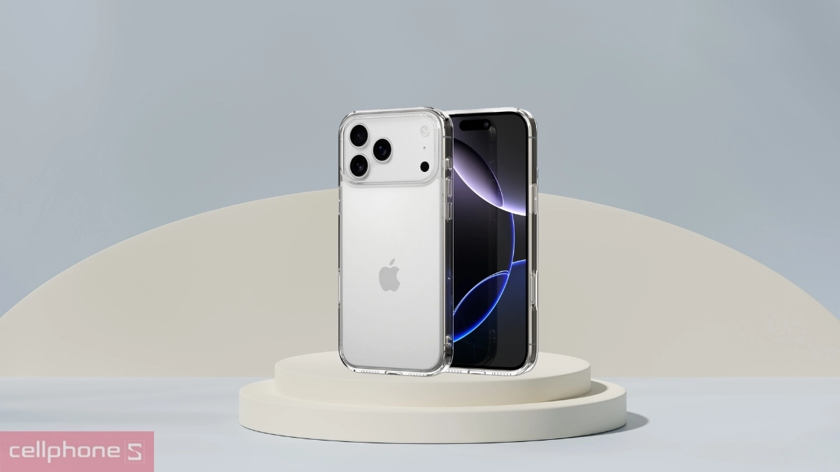 Ốp lưng iPhone 17 Pro Max Mipow Soft Transparent (Dẻo Trong Suốt) - Bảo vệ tối ưu