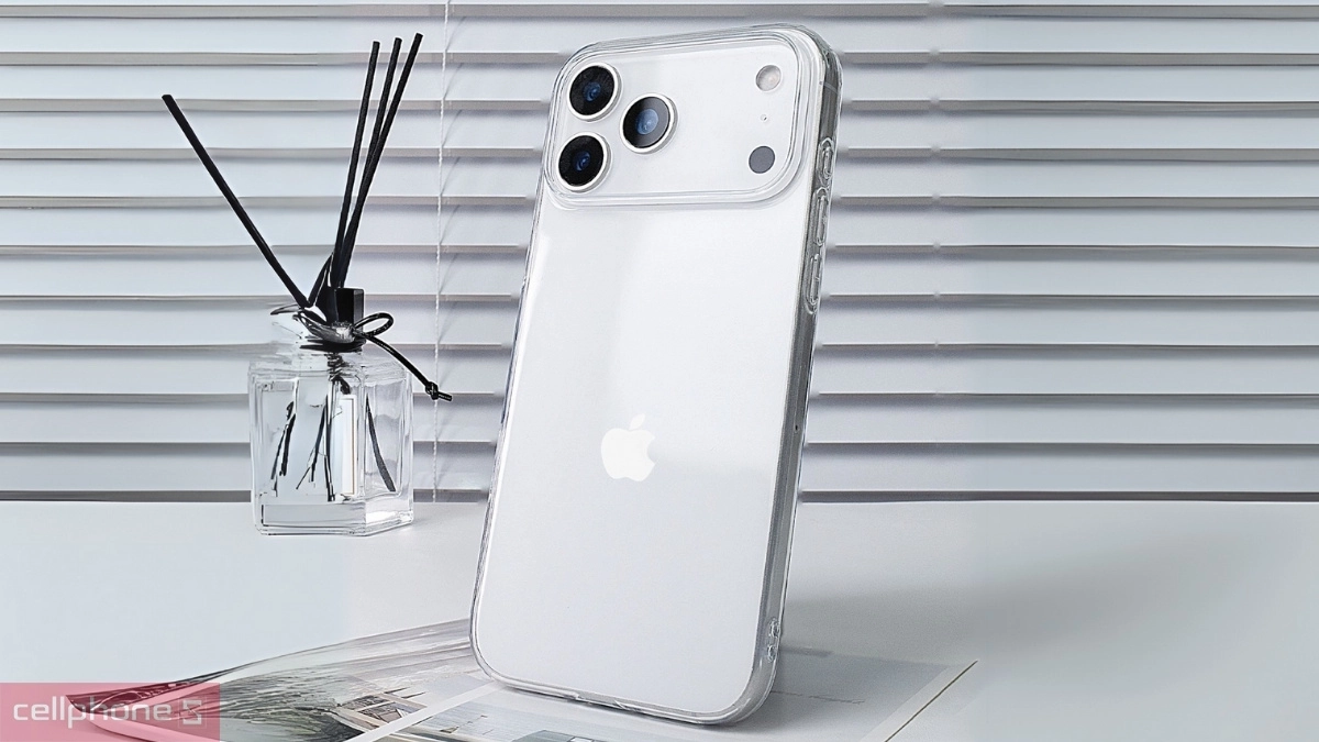 Ốp lưng iPhone 17 Pro Max Mipow Tempered Glass Transparent trong suốt – Hỗ trợ bảo vệ tối ưu