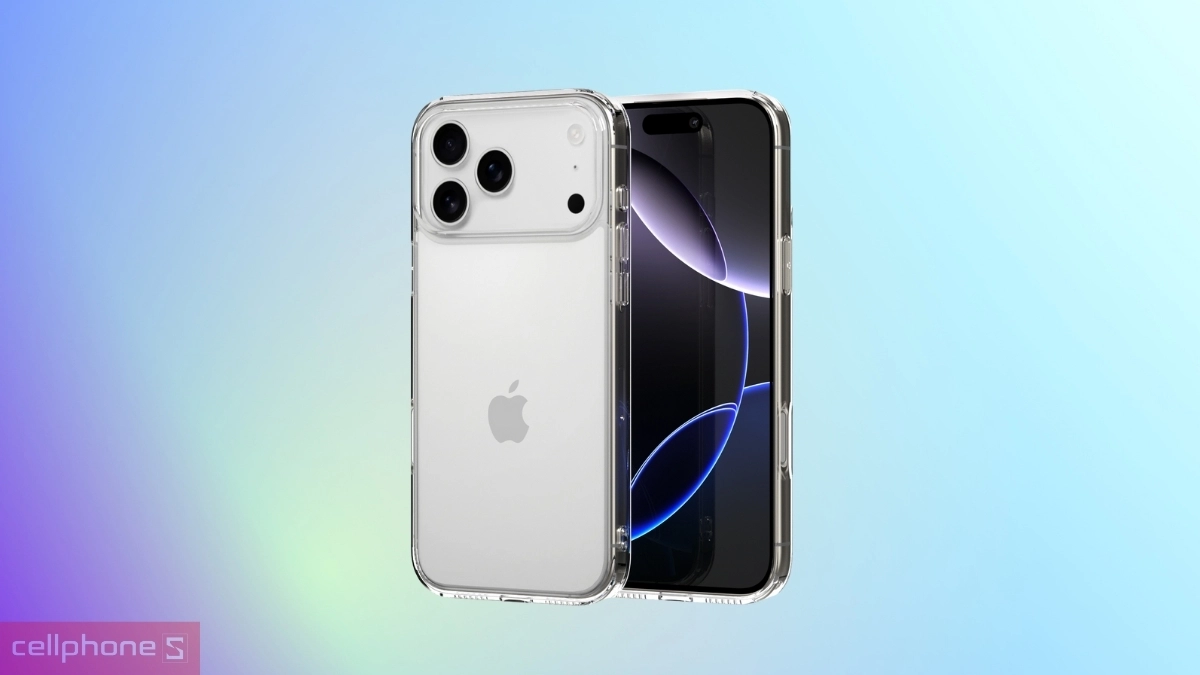 Ốp lưng iPhone 17 Pro Mipow Soft Transparent dẻo trong suốt - Thiết kế đơn giản, bảo vệ toàn diện