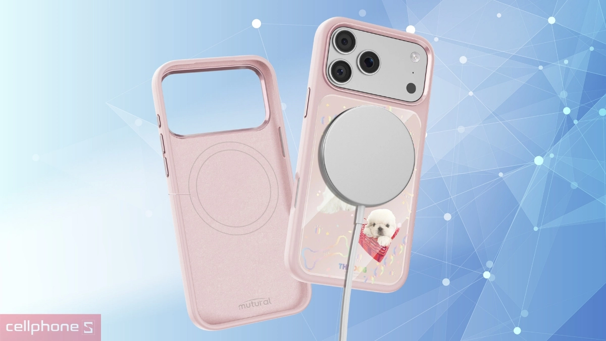 Ốp lưng iPhone 17 Pro Max Mutural The Dog tương thích Magsafe