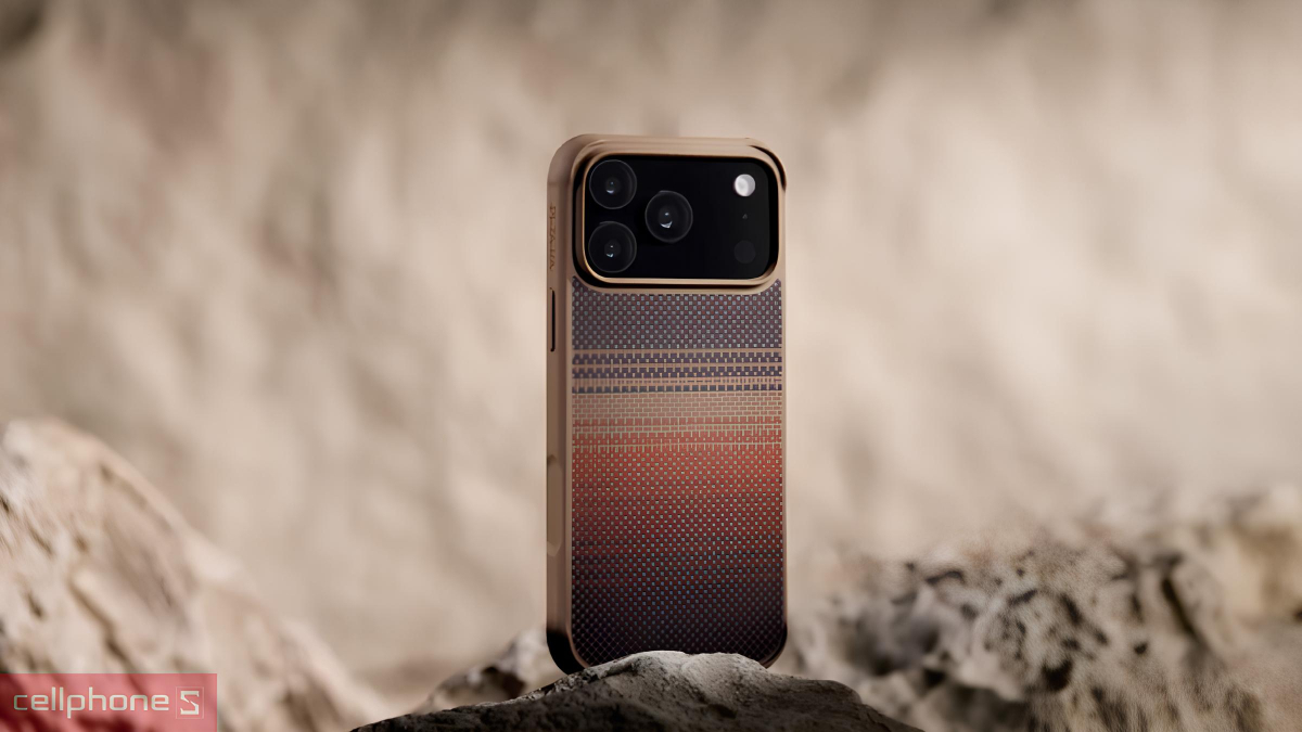 Thiết kế ốp lưng iPhone 17 Pro Max Pitaka Military Grade Protective