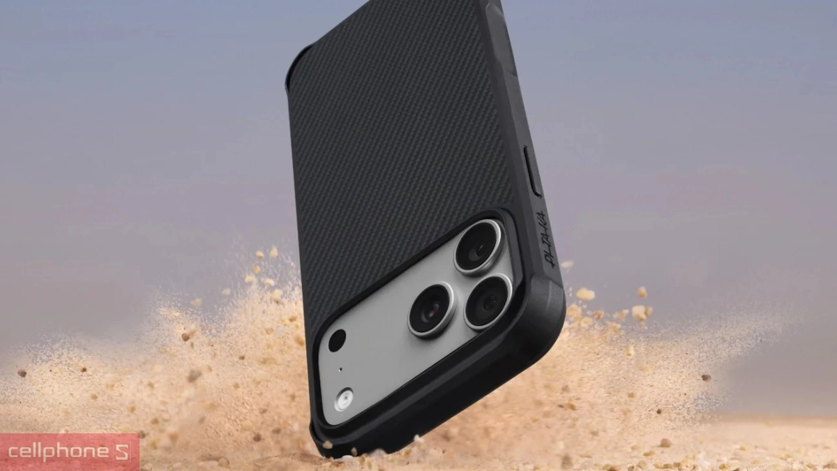Hạn chế trầy xước ốp lưng iPhone 17 Pro Pitaka Aramid Proguard