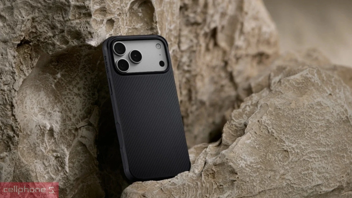 Thiết kế ốp lưng iPhone 17 Pro Pitaka Aramid Proguard
