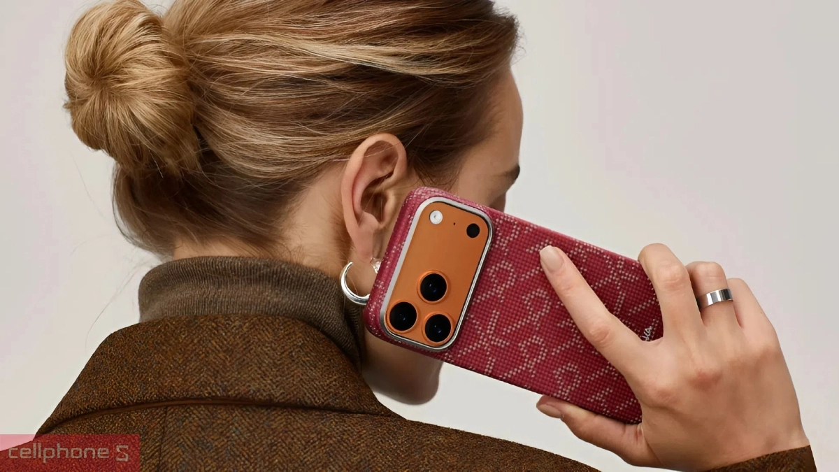 Tương thích MaggSafe ốp lưng iPhone 17 Pro Pitaka Ultra Slim Monogram