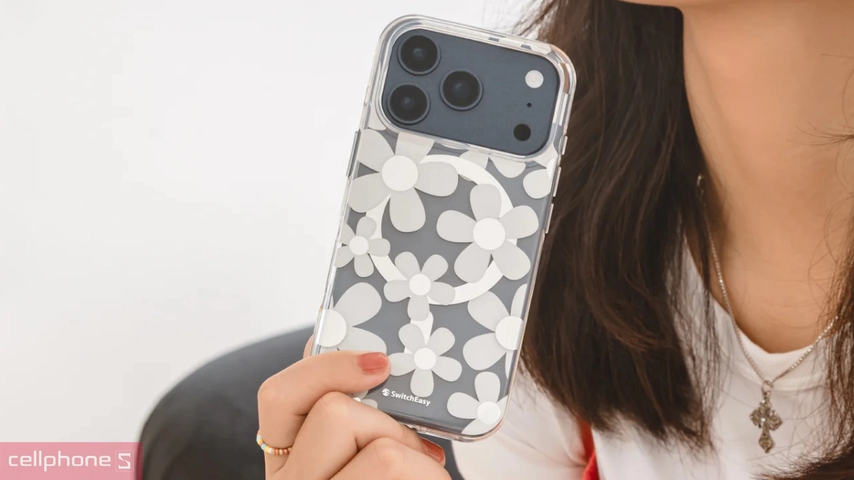 Ốp lưng iPhone 17 Pro Max SwitchEasy Fleur M 3D With Magsafe - Tích hợp MagSafe tiện lợi