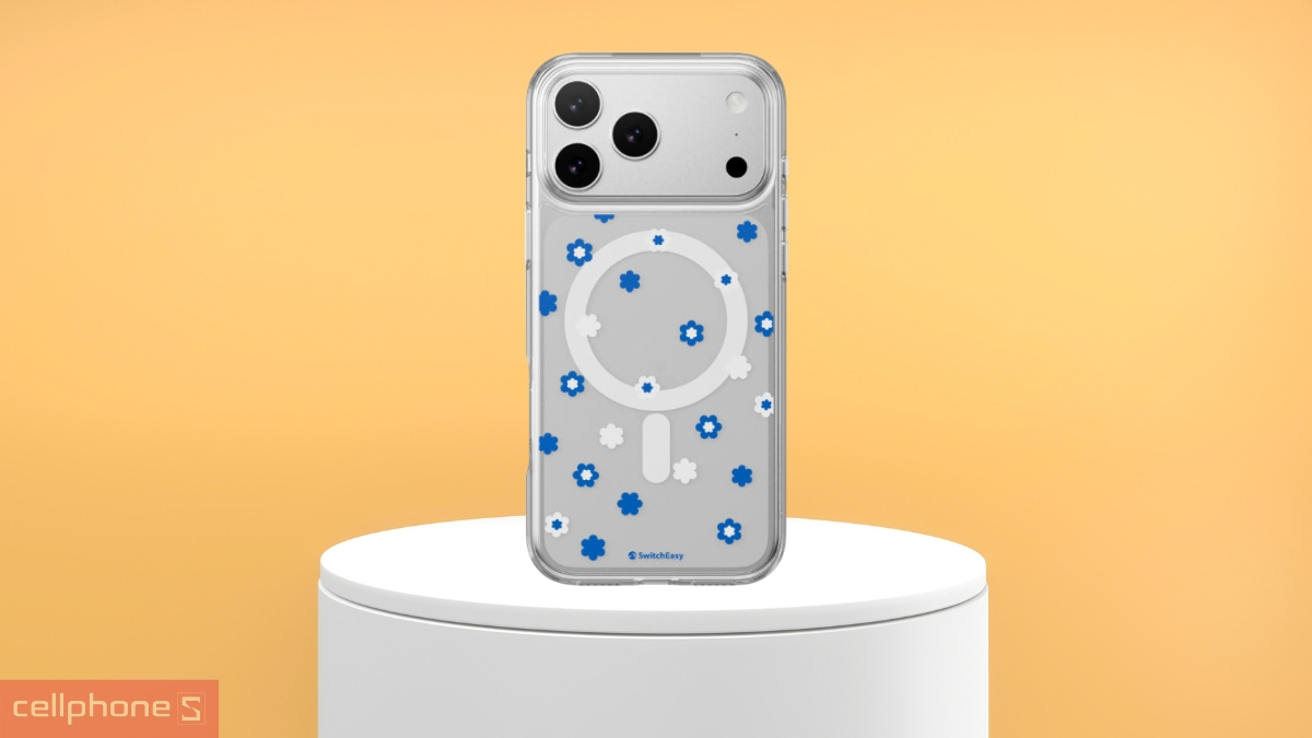Ốp lưng iPhone 17 Pro SwitchEasy Style M Flower With Magsafe - Chuẩn quân đội, hoa văn tinh tế