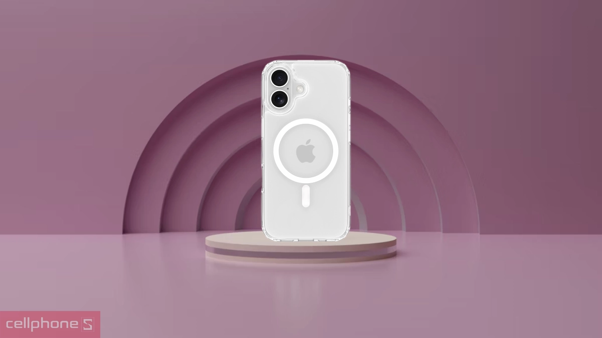 Ốp lưng iPhone 17 TGVIS Len Official Clear - Trải nghiệm chất lượng