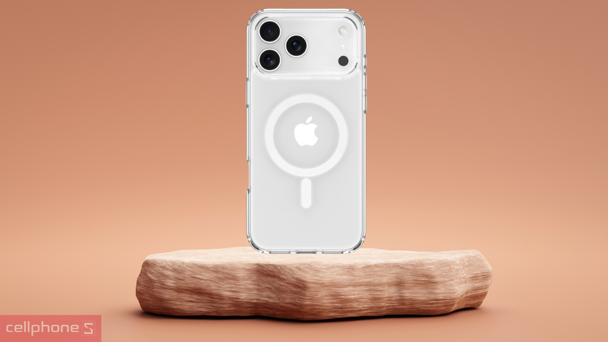 Khả năng bảo vệ hiệu quả của ốp lưng iPhone 17 Pro Max TGVIS Len Official Clear