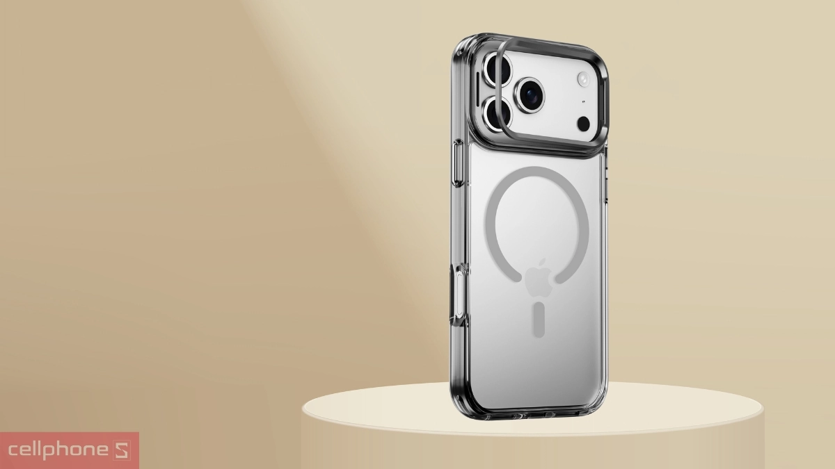 Khả năng kháng sốc, kháng va đập của ốp lưng iPhone 17 Pro TGVIS Matte Stand