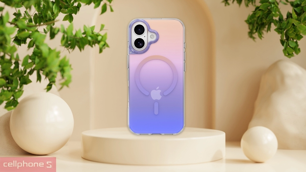 Khả năng tương thích sạc không dây, kết nối phụ kiện của ốp lưng iPhone 17 TGVIS Grace Neon