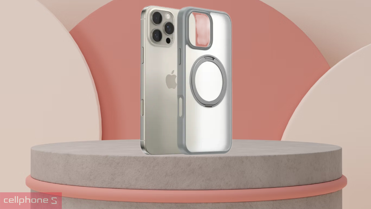 Thiết kế ốp lưng iPhone 17 Pro Max Torras O1S with MagSafe