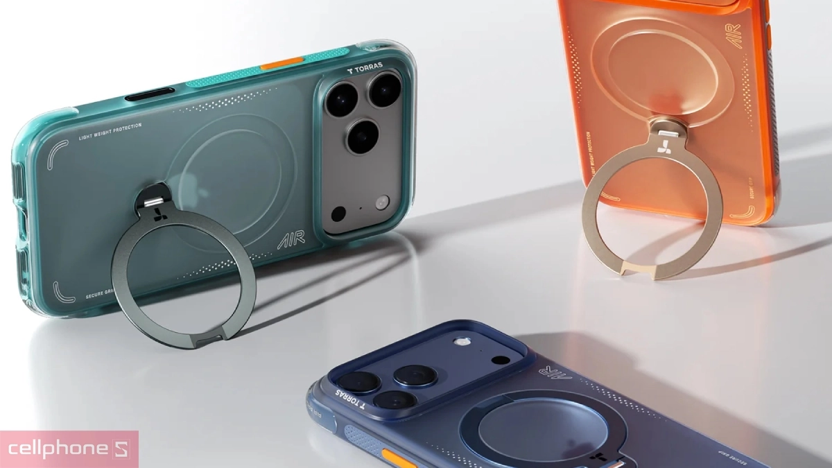 Khả năng giảm sốc vượt trội của ốp Lưng iPhone 17 Pro Max Torras Q3 Air with MagSafe