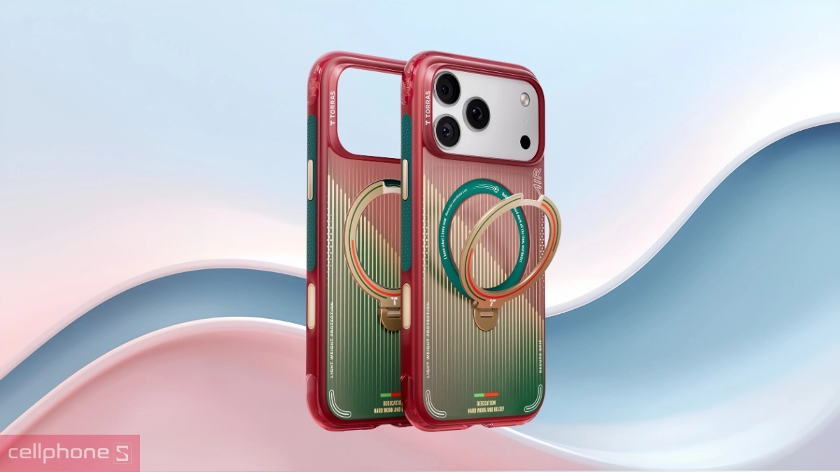 Khả năng chịu lực ốp lưng iPhone 17 Pro Torras Q3 Air With MagSafe World Cup