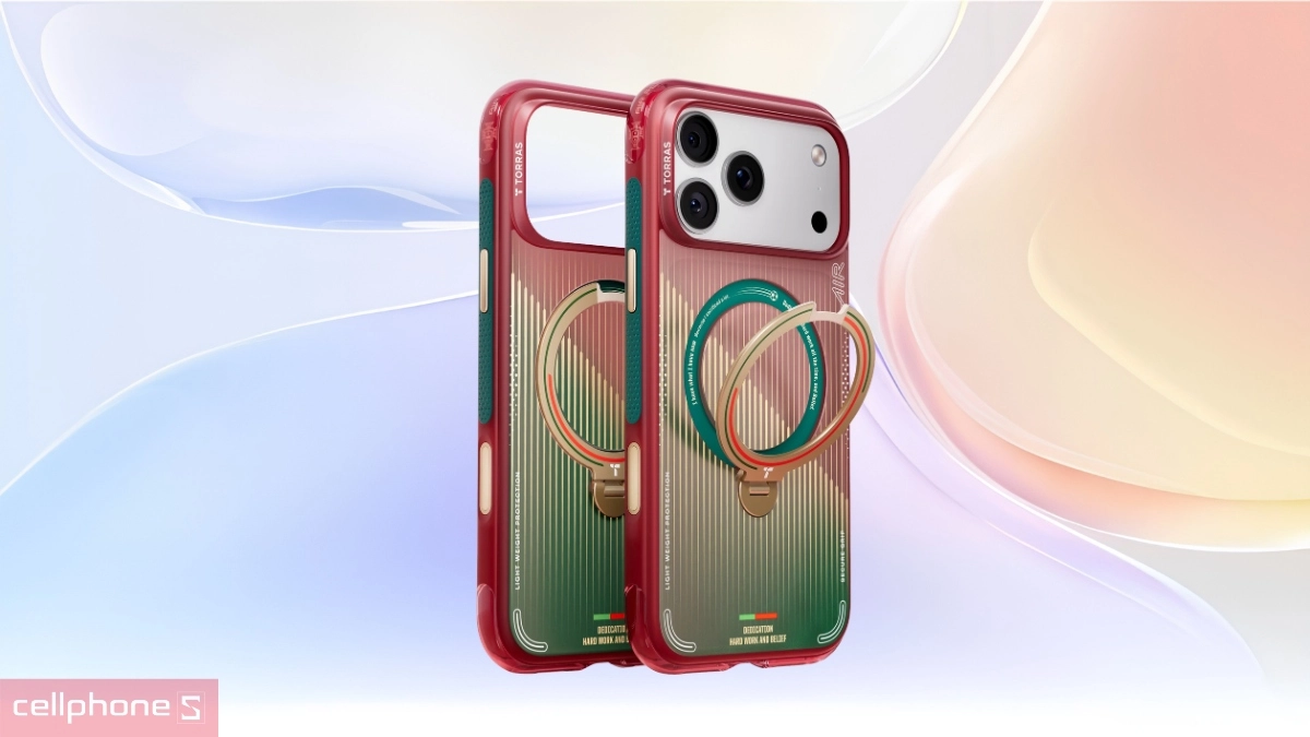 Thiết kế ốp lưng iPhone 17 Pro Torras Q3 Air With MagSafe World Cup