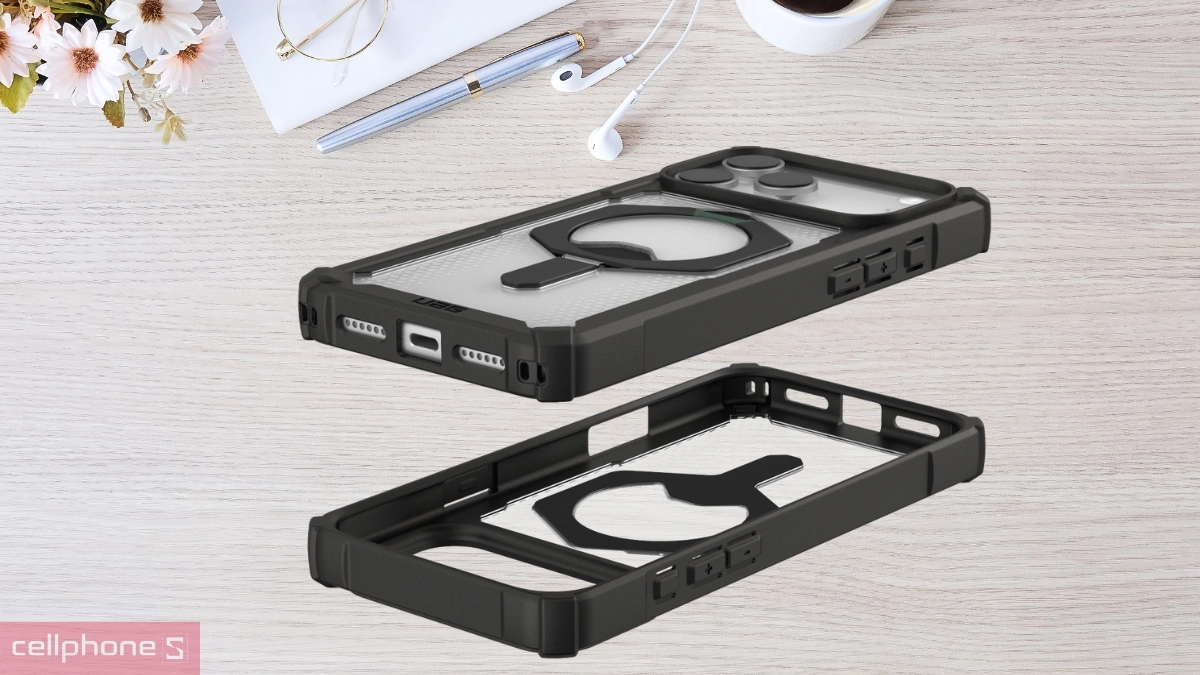 Ốp lưng iPhone 17 Pro Max UAG chống sốc Plasma Xte With Magsafe