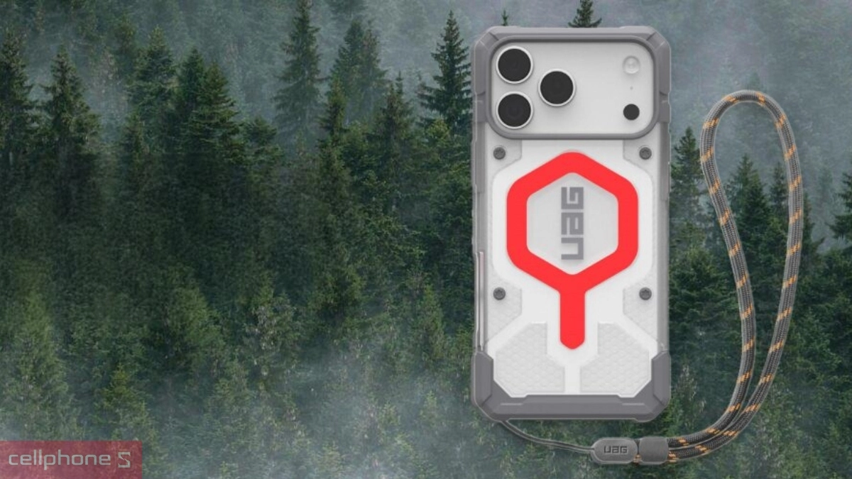Khả năng chống va đập, trầy xước của ốp lưng kèm dây đeo iPhone 17 Pro Max UAG Pathfinder Clear With MagSafe