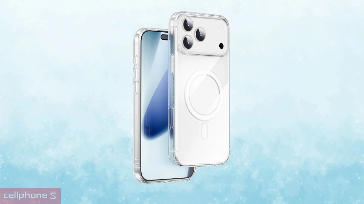 Thiết kế siêu mỏng, trong suốt với chất liệu PC bền bỉ