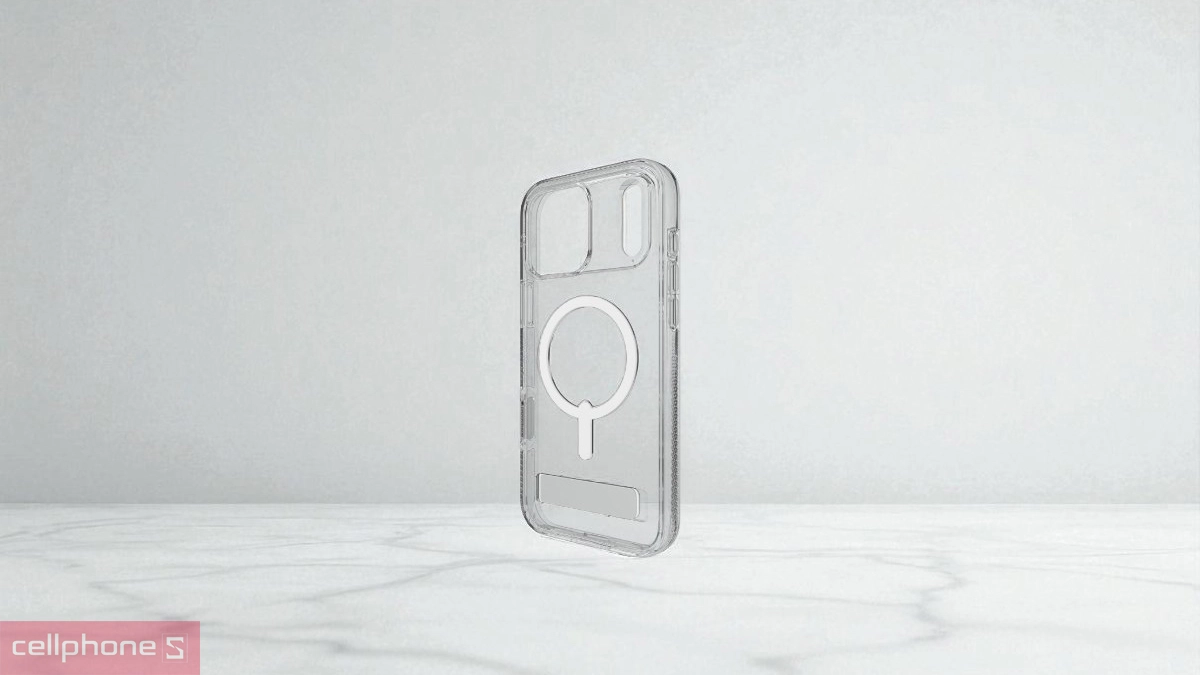 Độ bền Ốp lưng iPhone 17 Pro Max Zagg Crystal Palace Action Button With Magsafe Clear