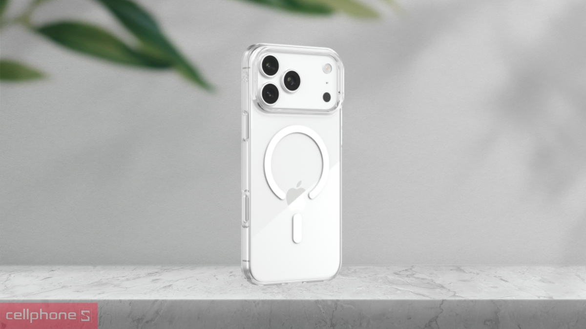 Ốp lưng iPhone 17 Pro Max Zagg Esntl Hampton with Magsafe Lite Clear – Mỏng nhẹ, nhám mờ