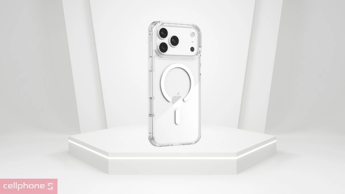 Ốp lưng iPhone 17 Pro Max Zagg Esntl With MagSafe Clear trong suốt - Bảo vệ toàn diện