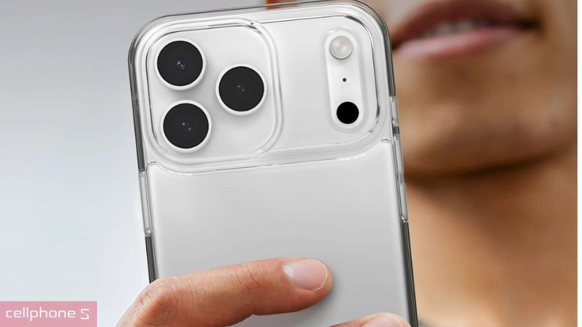 Thiết kế Ốp lưng iPhone 17 Pro Zagg Crystal Palace Action Button With Magsafe Clear