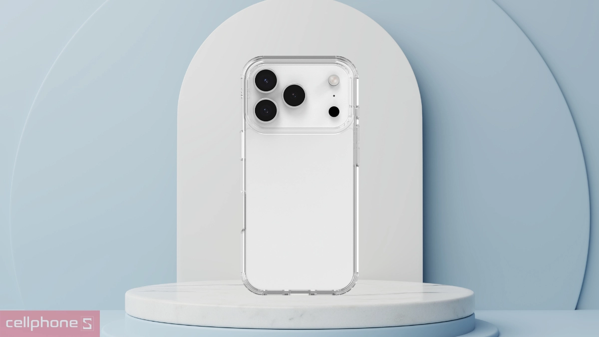 Thiết kế Ốp lưng iPhone 17 Pro Zagg ESNTL Clear 
