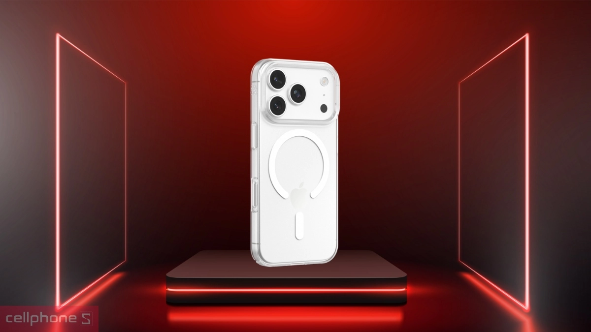 Ốp lưng iPhone 17 Pro Zagg Esntl Hampton With Magsafe Lite Clear - Thiết kế hạn chế bám bẩn