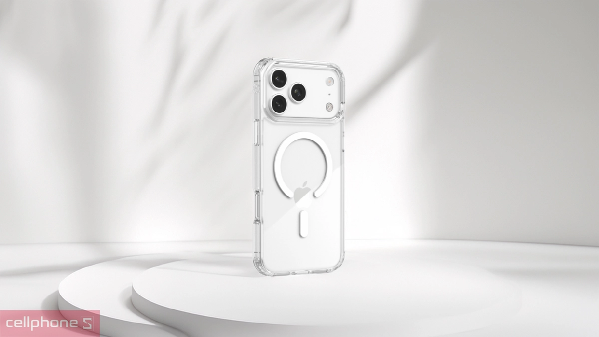 Ốp lưng iPhone 17 Pro Zagg Esntl With MagSafe Clear trong suốt - Bảo vệ chắc chắn, thiết kế hiện đại