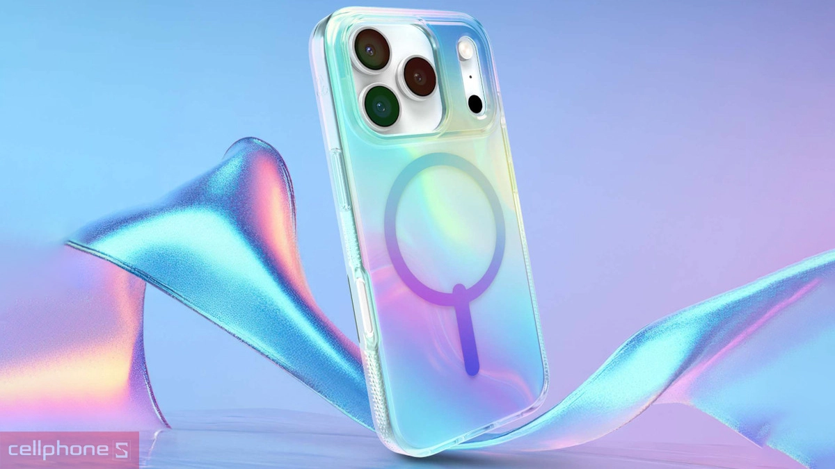 Khả năng bảo vệ tối ưu của ốp lưng iPhone 17 Pro ZAGG Milan With MagSafe Iridescent Series