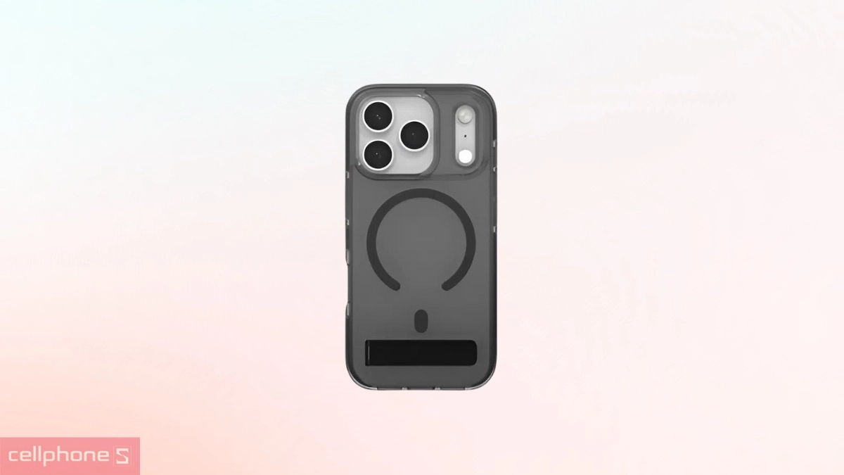 Ốp lưng iPhone 17 Pro ZAGG Santa Cruz Snap Kickstand bảo vệ vượt trội với Graphene