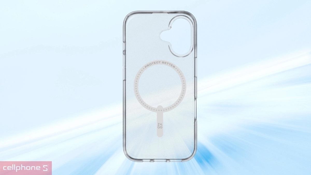 Ốp lưng iPhone 17 Zagg Milan With Magsafe Glitter Swirl - Tạo điểm nhấn phong cách