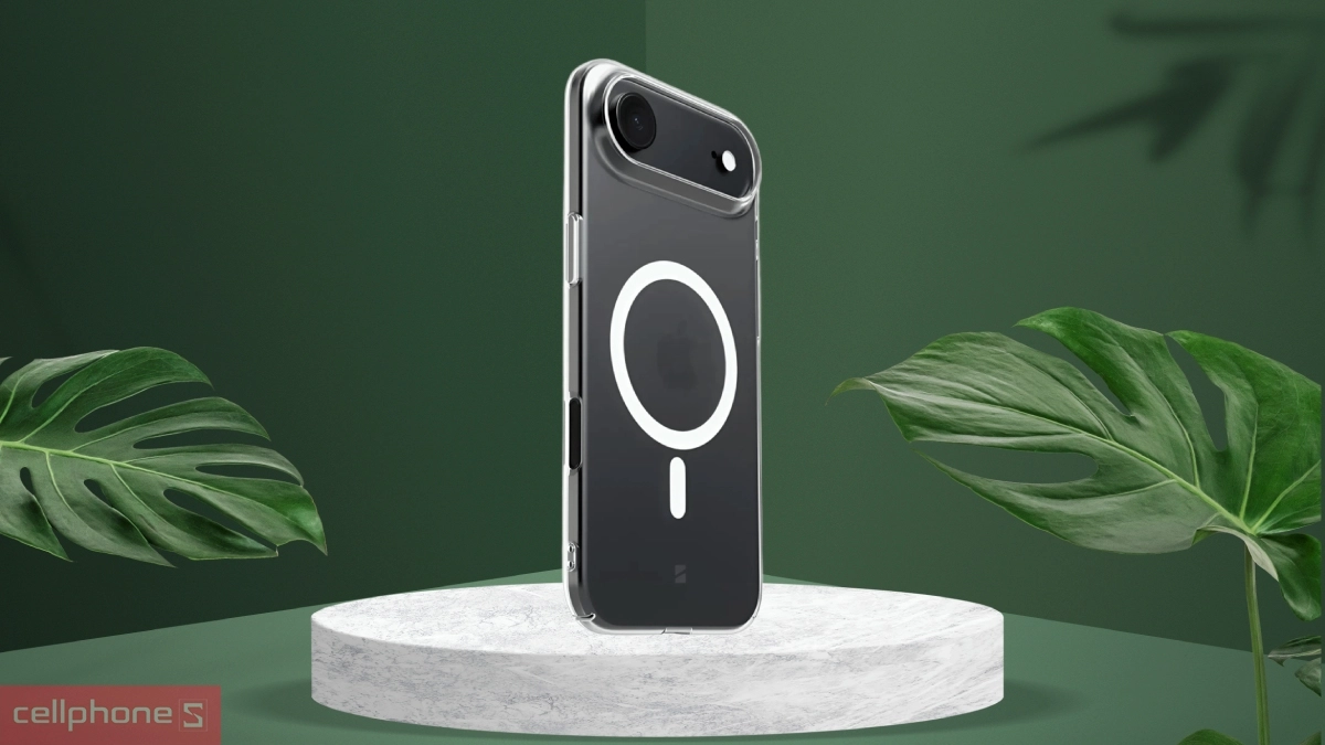 Khả năng kết nối, hỗ trợ sạc không dây của ốp lưng iPhone Air Slimcase Classic 2 with Magsafe Clear