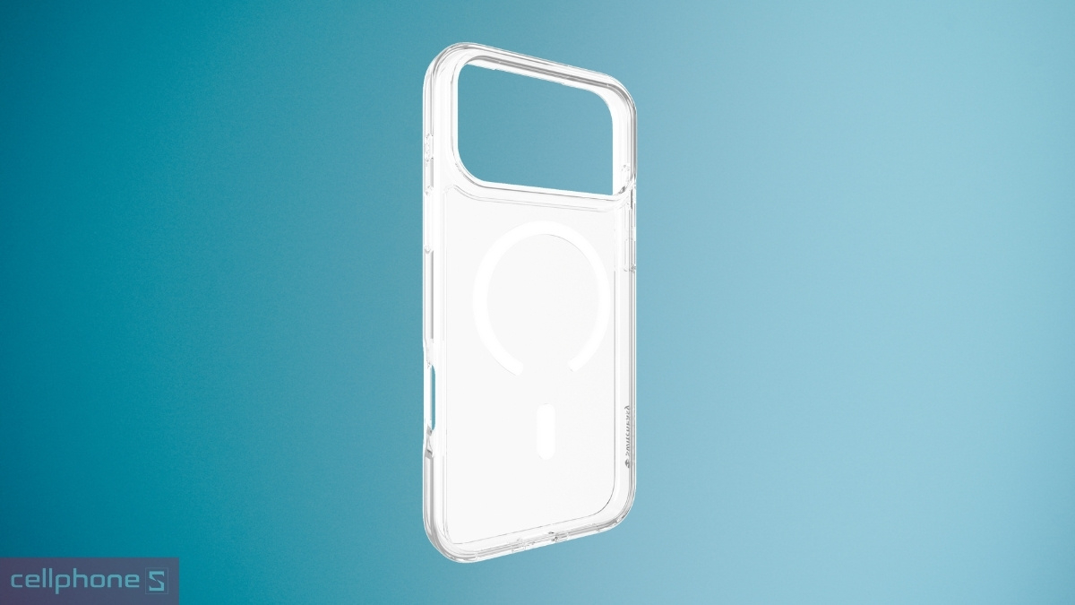 Ốp lưng iPhone Air SwitchEasy Crush M Protective with MagSafe Transparent - Tinh tế, mỏng nhẹ