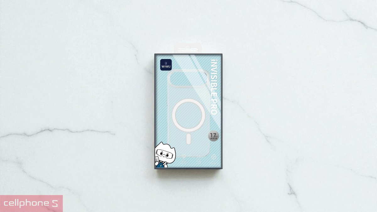 Thiết kế ốp lưng iPhone Air Wiwu Invisible Pro YXK-207 Transparent trong suốt