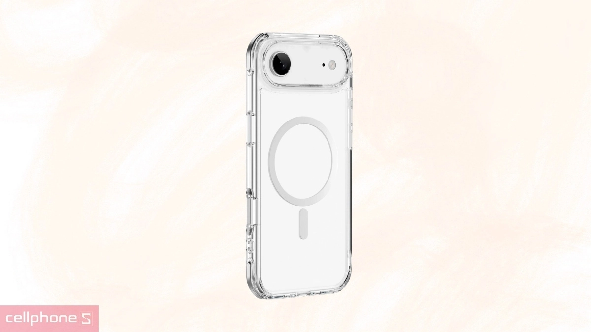 Chất liệu ốp lưng iPhone Air Wiwu Titanium MCC-702 With Magsafe Clear