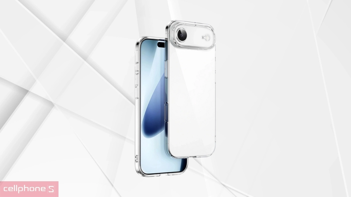 Thiết kế ốp lưng iPhone Air Wiwu ZCC-108 Silicon Clear