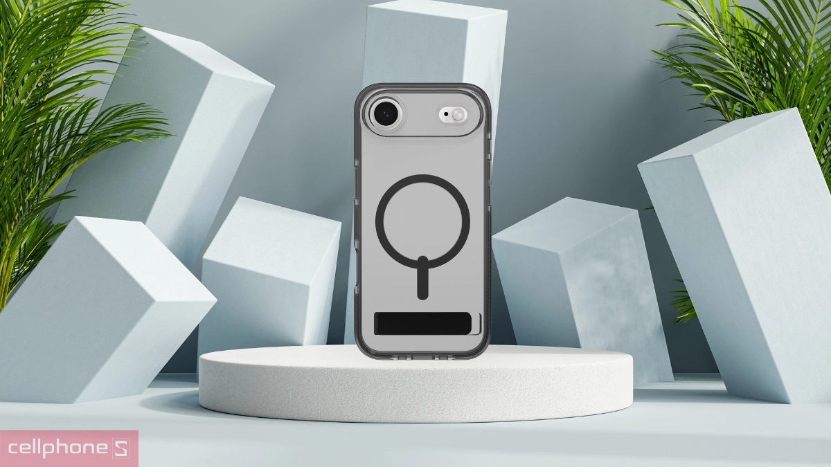 Thiết kế tích hợp kickstand và MagSafe