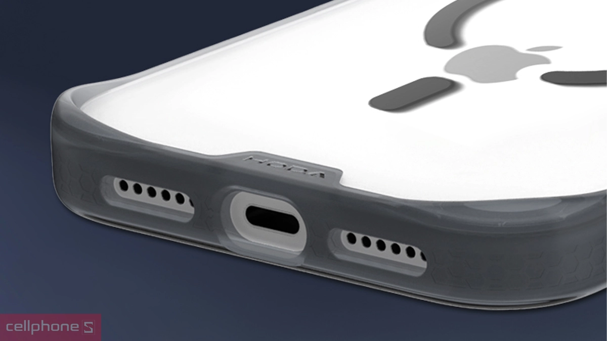Mặt lưng ốp lưng iPhone Air Hoda Rough With Magsafe