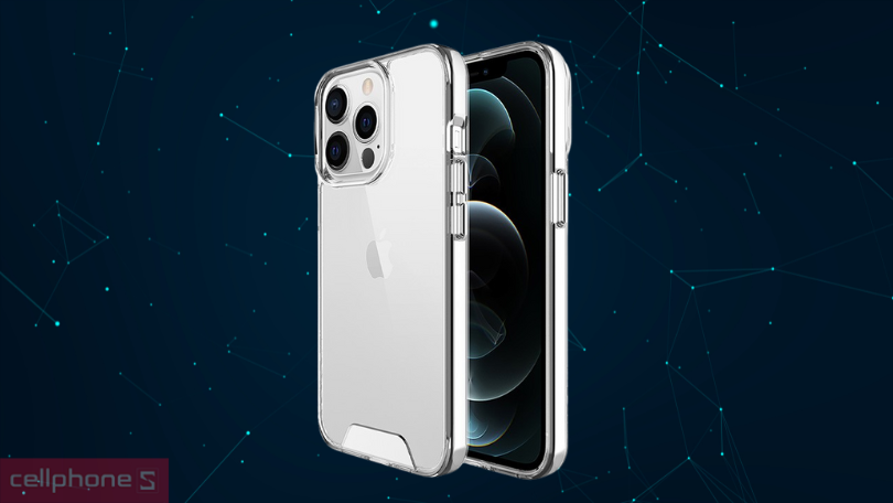 Ốp lưng iPhone 13 Pro Max Jinya Crystal Clear - Chịu lực va đập cao, chống sốc tốt