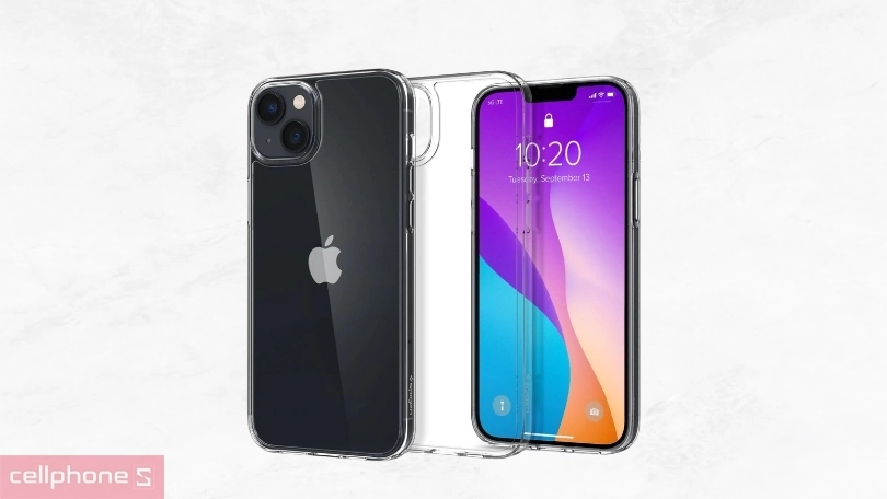 Khả năng bảo vệ trên ốp lưng iPhone 13/14 Spigen Airskin Hybrid Crystal Clear