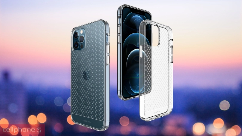Ốp lưng 12 Pro Max Jinya Starpro Protecting trong – Chống sốc quân đội bảo vệ bền bỉ
