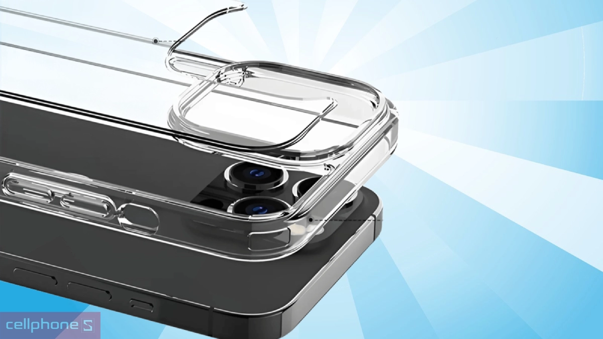 Thiết kế ốp lưng iPhone 12 Pro Max Likgus Lin trong suốt