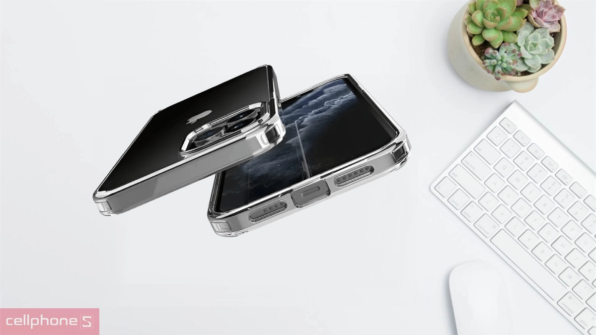 Độ hoàn thiện ốp lưng iPhone 12 Pro Max Likgus Lin trong suốt