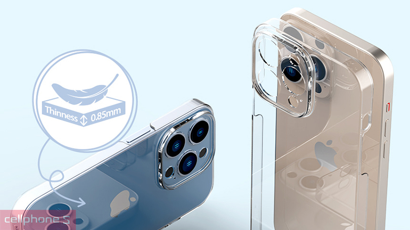 Đánh giá ốp lưng iPhone 14 Pro Max Araree Nukin 085 Clear
