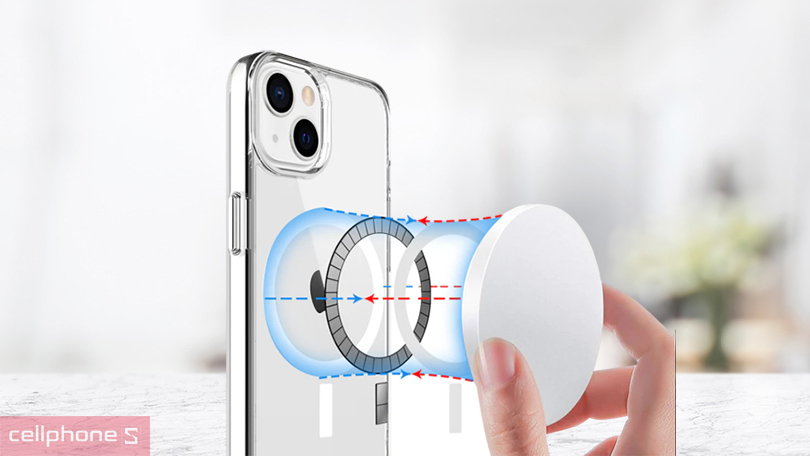 Ốp lưng iPhone 14 Plus Jinya Crystal With Magsafe