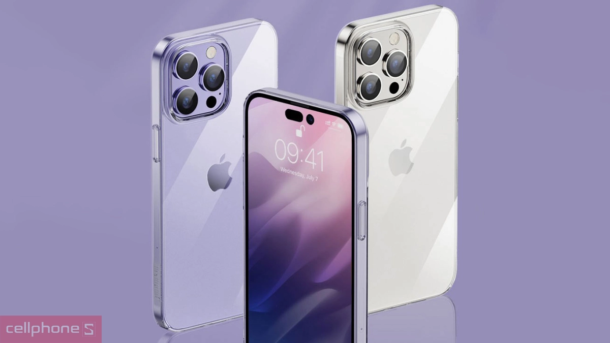 Ốp lưng iPhone 14 Pro Max Memumi Clear