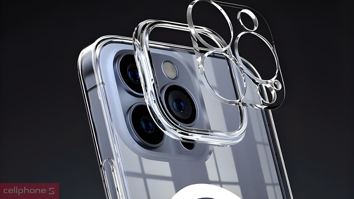 Thiết kế ốp lưng iPhone 14 Pro Max Memumi With MagSafe Clear